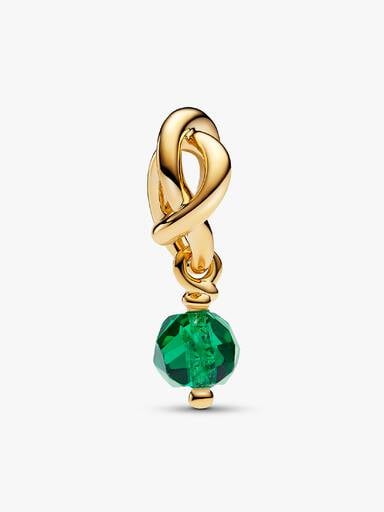 Charms-zawieszka Fasetowany symbol wieczności Maj