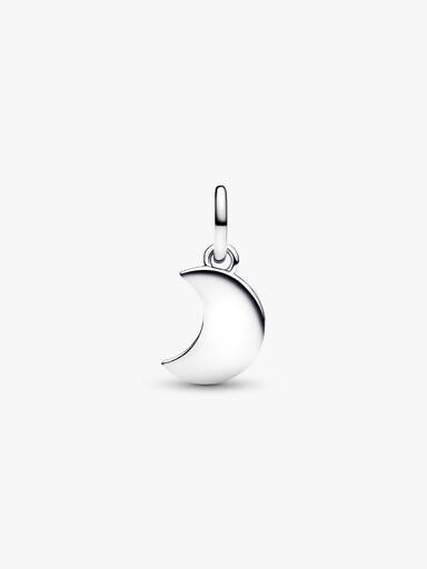 Podwójny charms-zawieszka z półksiężycem
