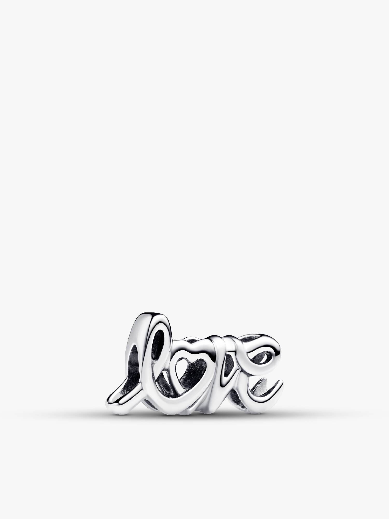 Charms w kształcie odręcznego napisu „love”