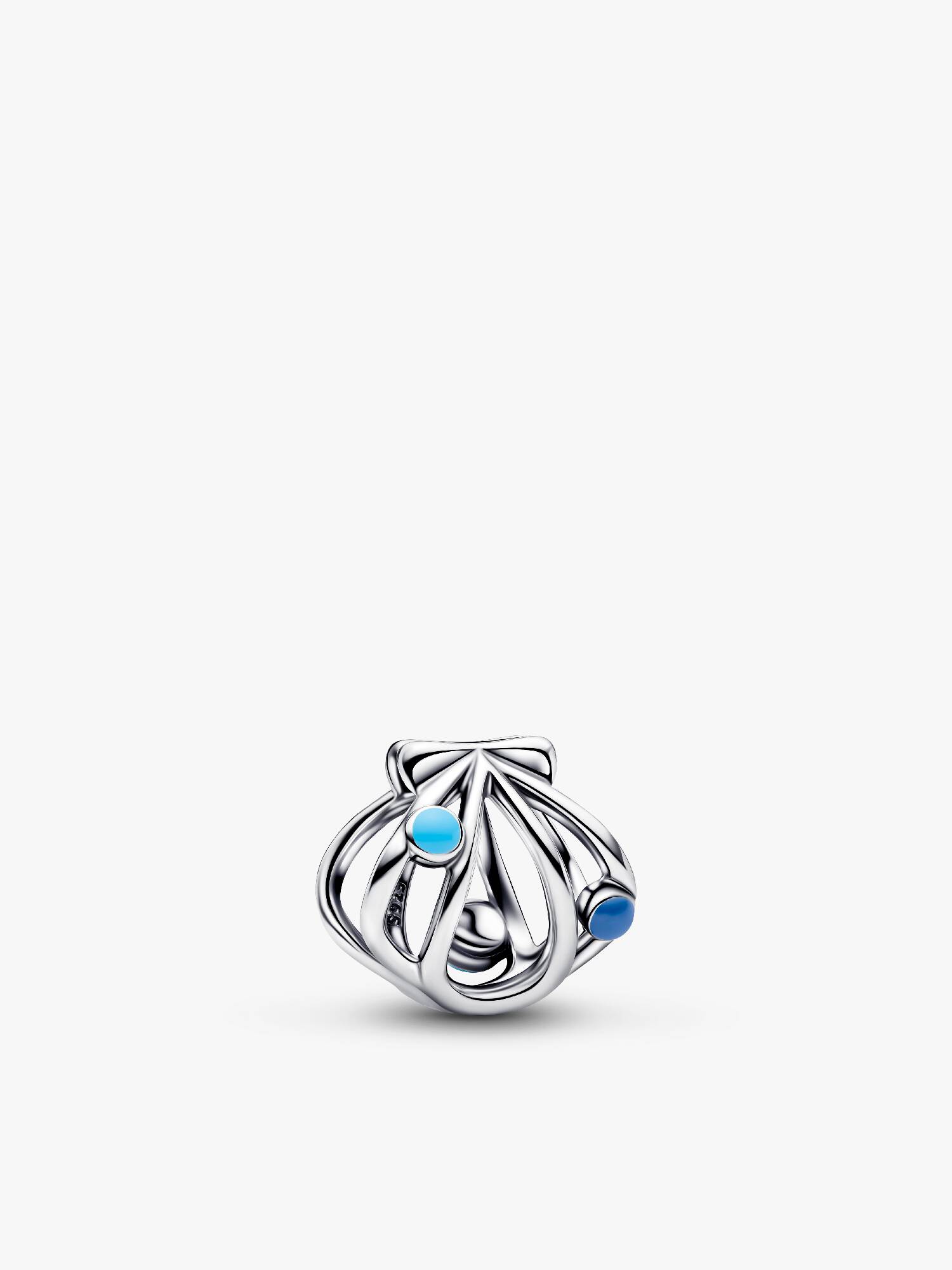 Ażurowy charms Muszla