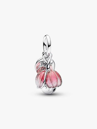 Dwutonowy charms-zawieszka Rozkwitający pąk