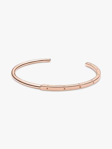 Otwarta bransoletka bangle Pandora Signature I-D