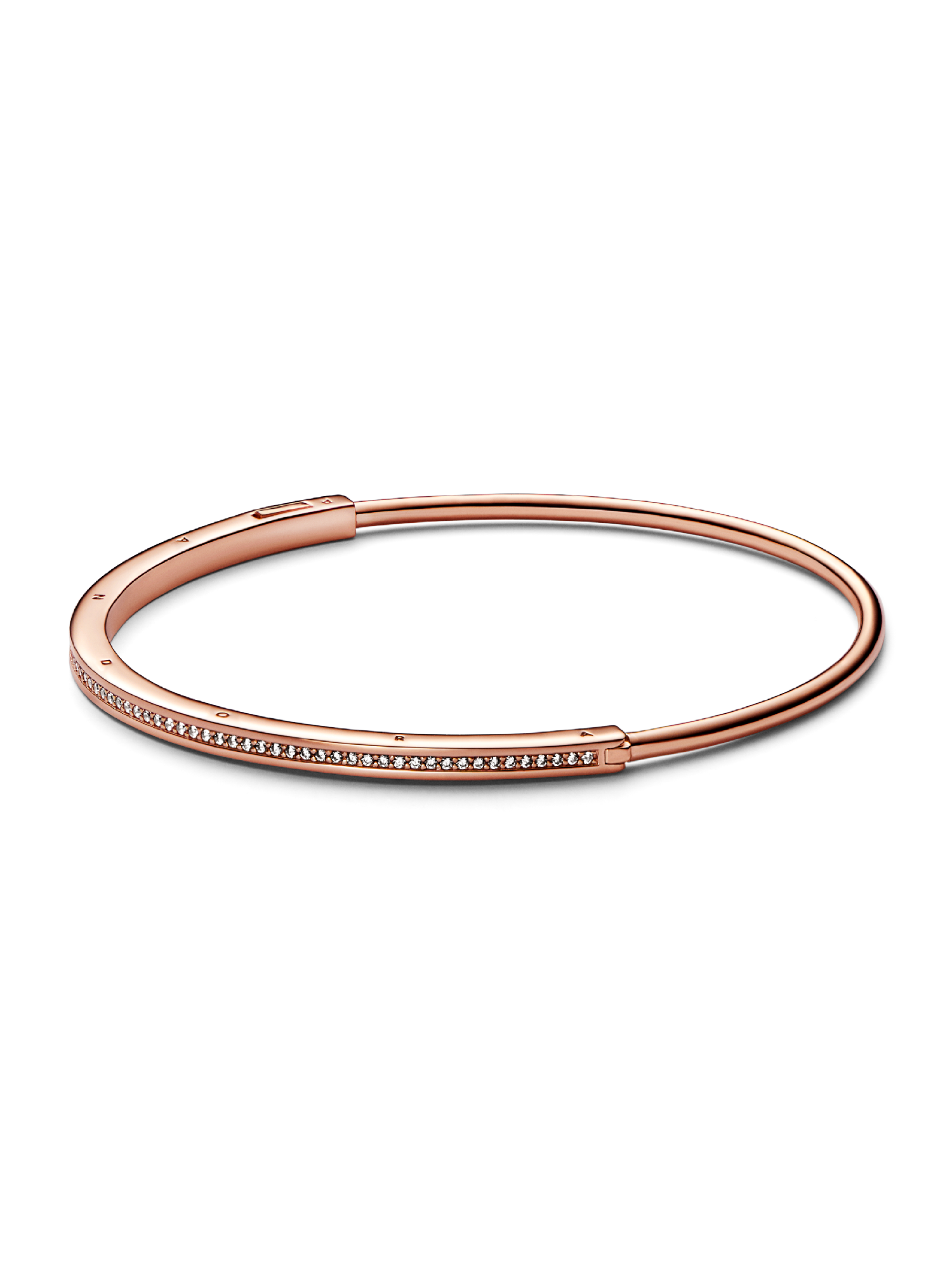 Bransoletka typu bangle pavé Pandora Signature I-D