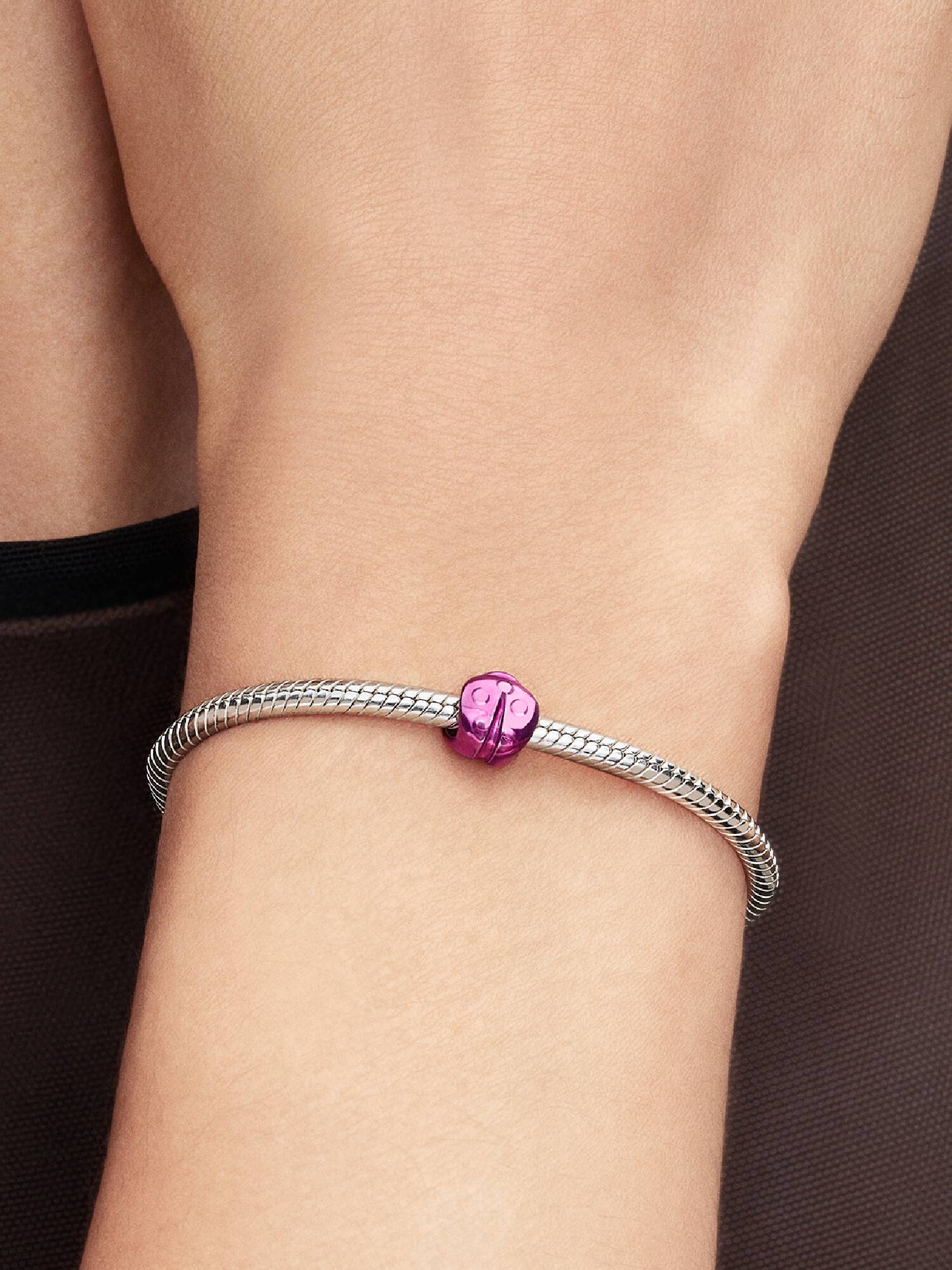 Mały charms Różowa biedronka