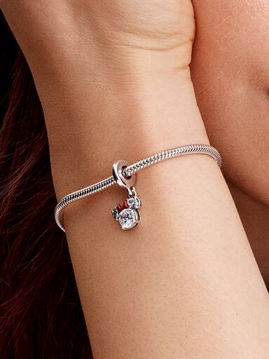 Charms-zawieszka Disney z sylwetką Myszki Minnie