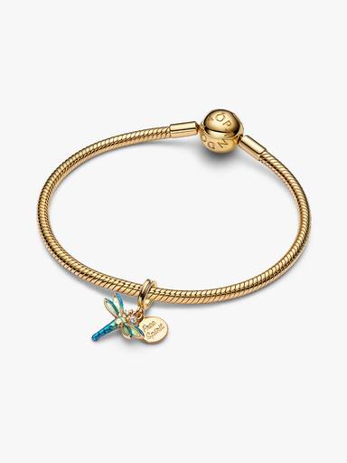 Podwójny charms-zawieszka Ważka