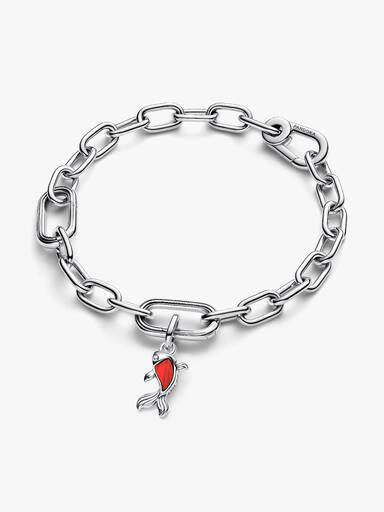 Mały charms-zawieszka Ryba koi z czerwonego Murano