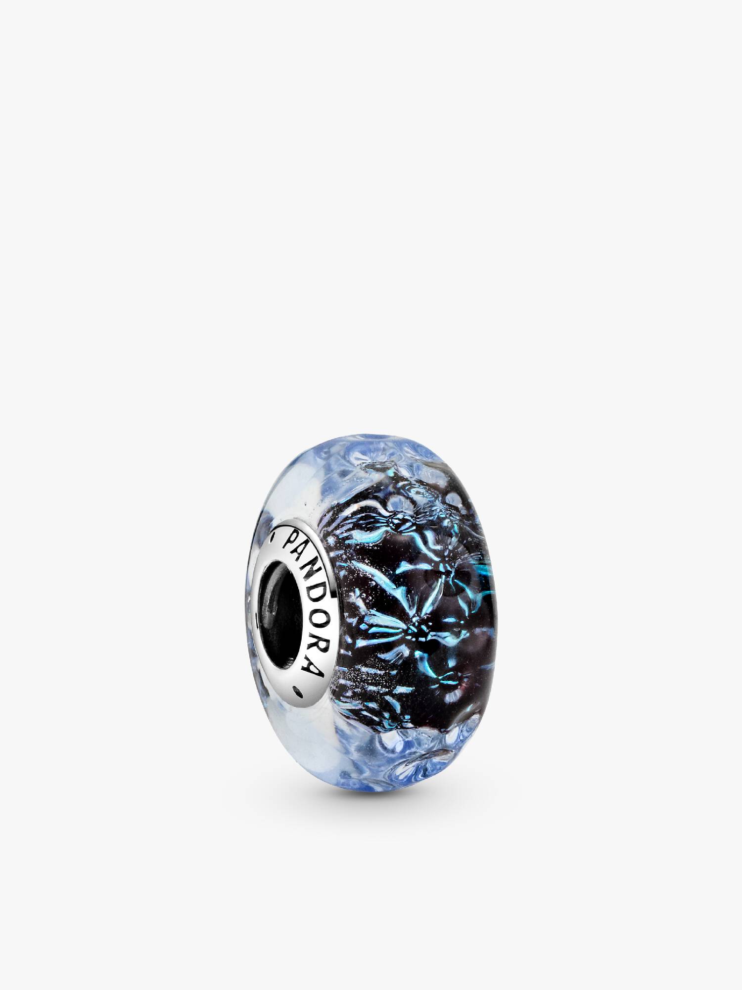 Charms Granatowe fale Murano