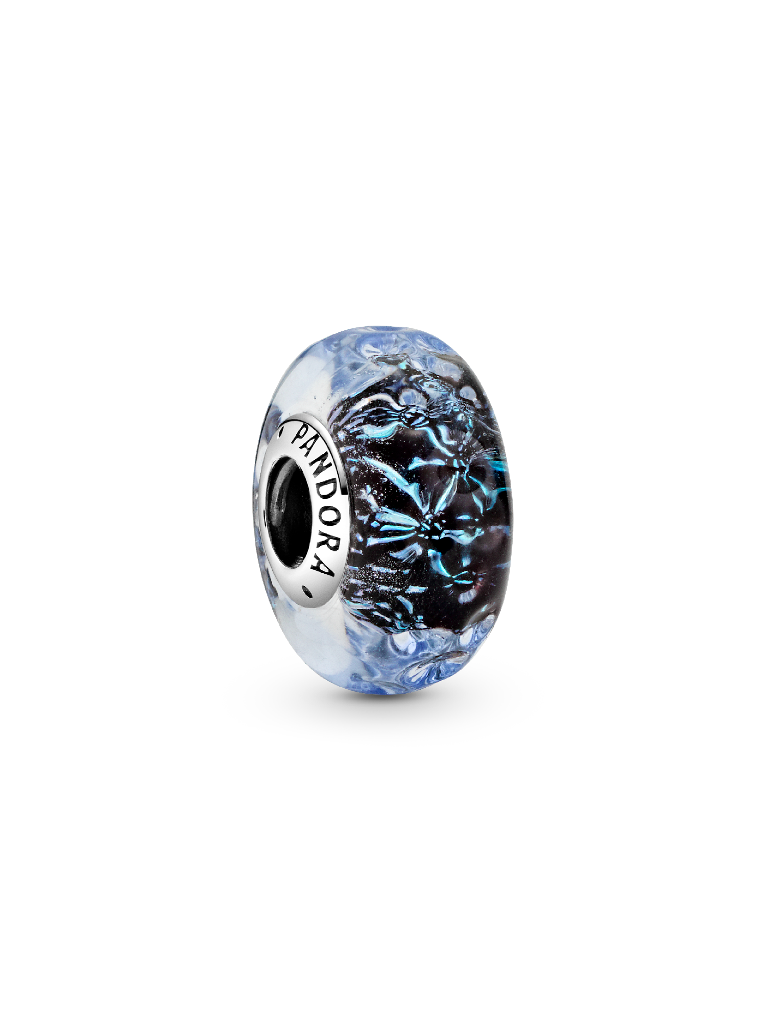 Charms Granatowe fale Murano