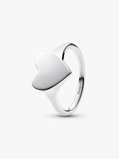 Pierścionek z oczkiem w kształcie serca do grawerowania