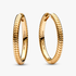 Kolczyki obręcze Pandora Moments Charm Kolczyki obręcze Pandora Moments Charm
