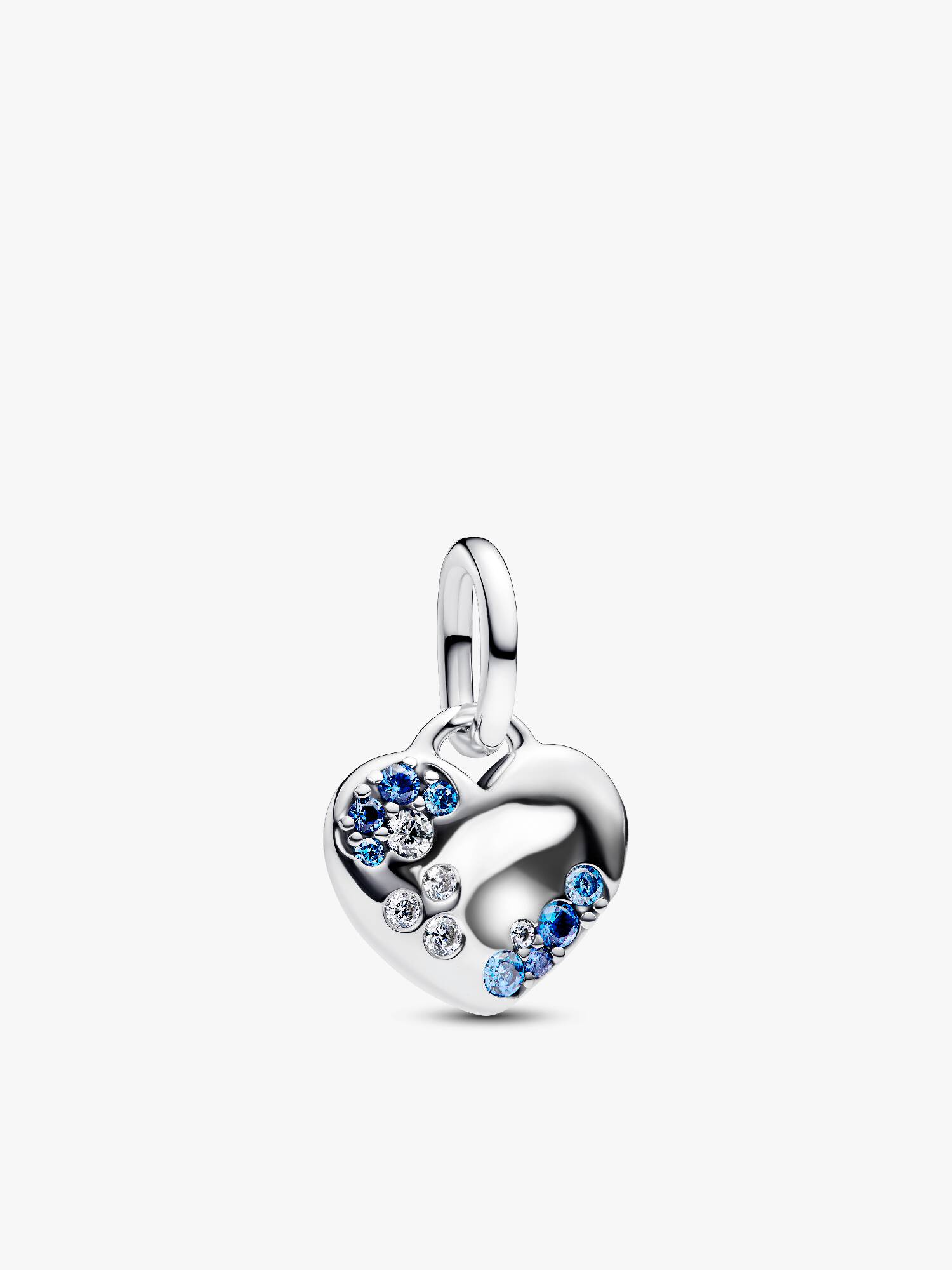 Błękitny błyszczący charms