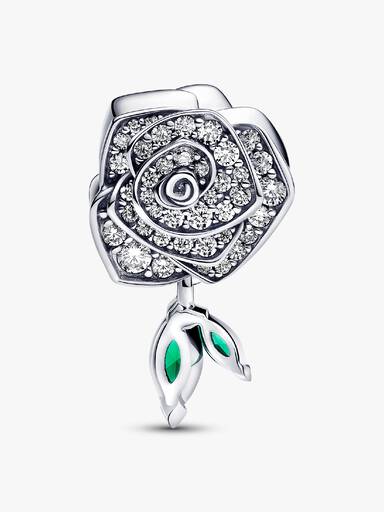 Charms Lśniąca róża w rozkwicie