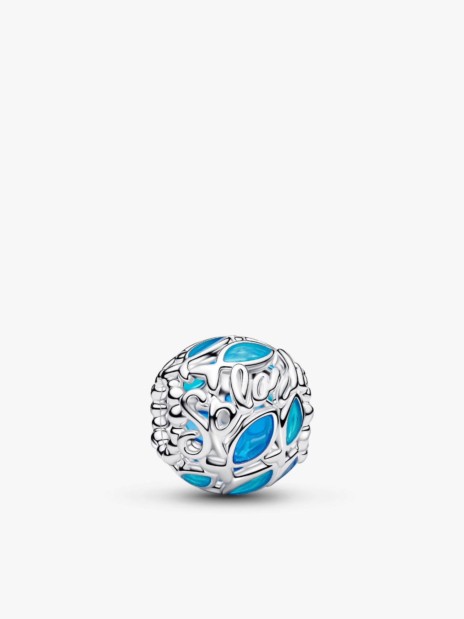 Ażurowy charms Pływająca rybka