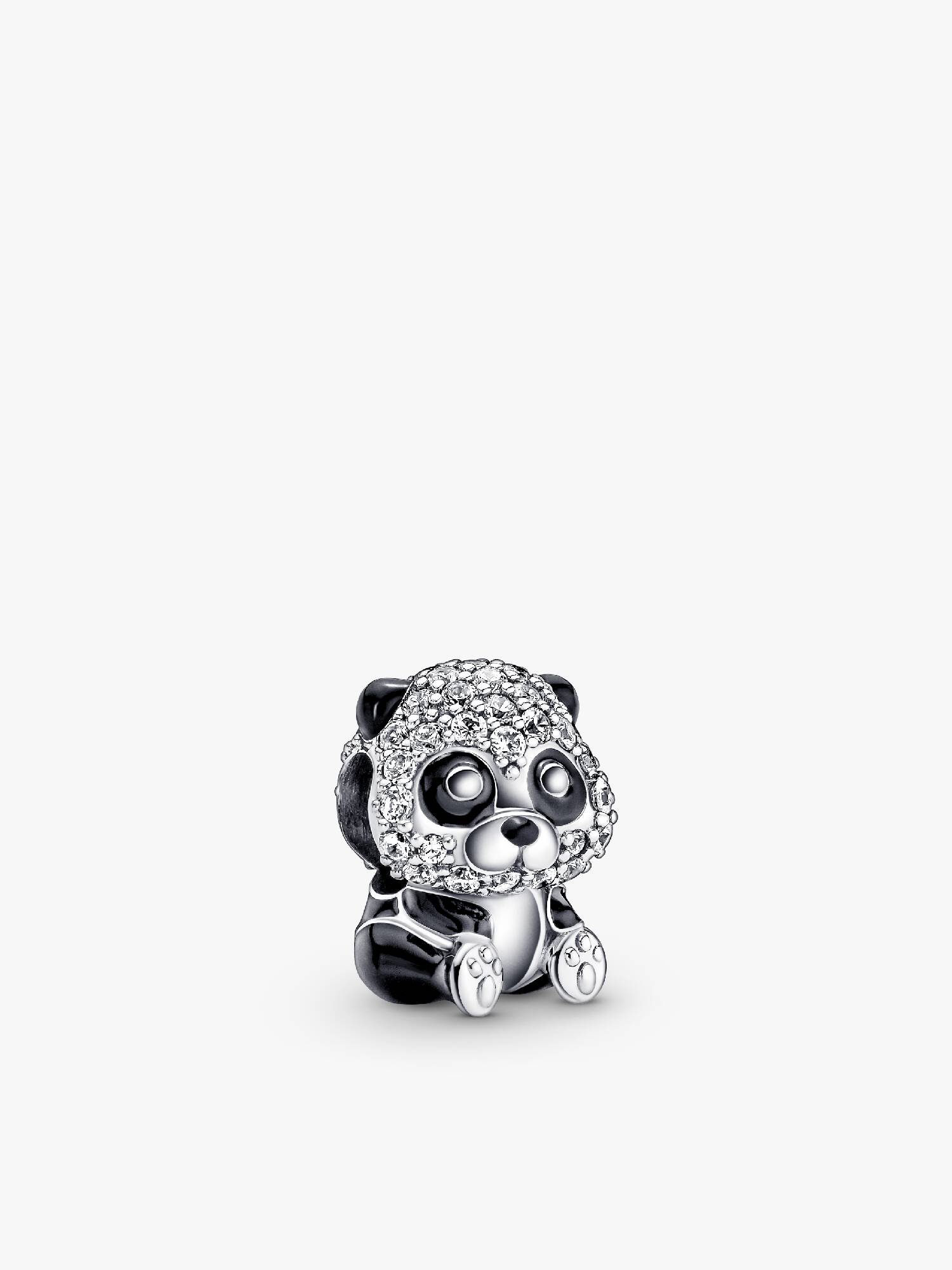 Charms z lśniącą uroczą pandą
