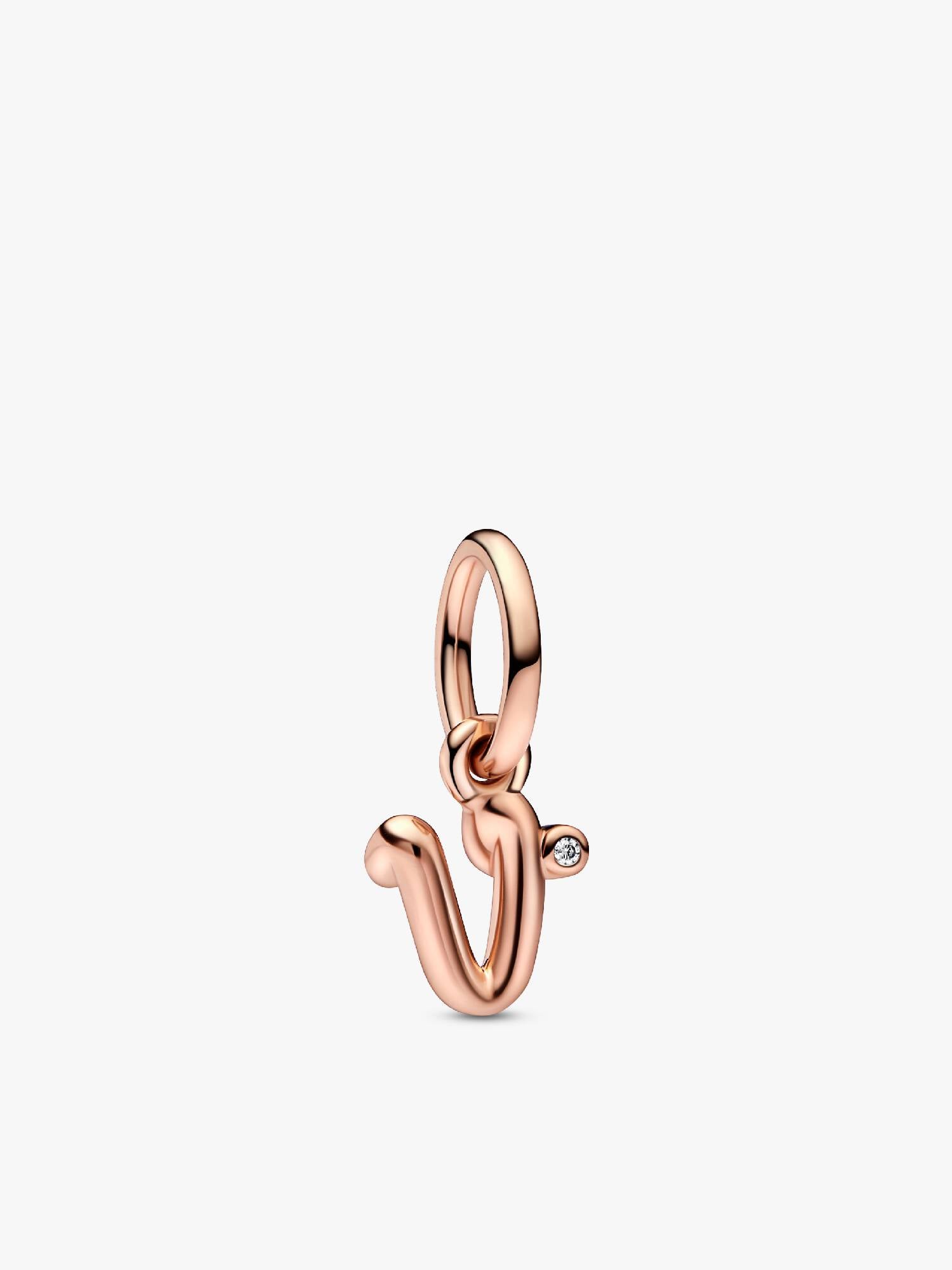 Charms-zawieszka Litera "v"