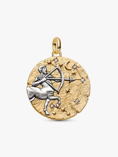 Duży medalion ze znakiem zodiaku Strzelec