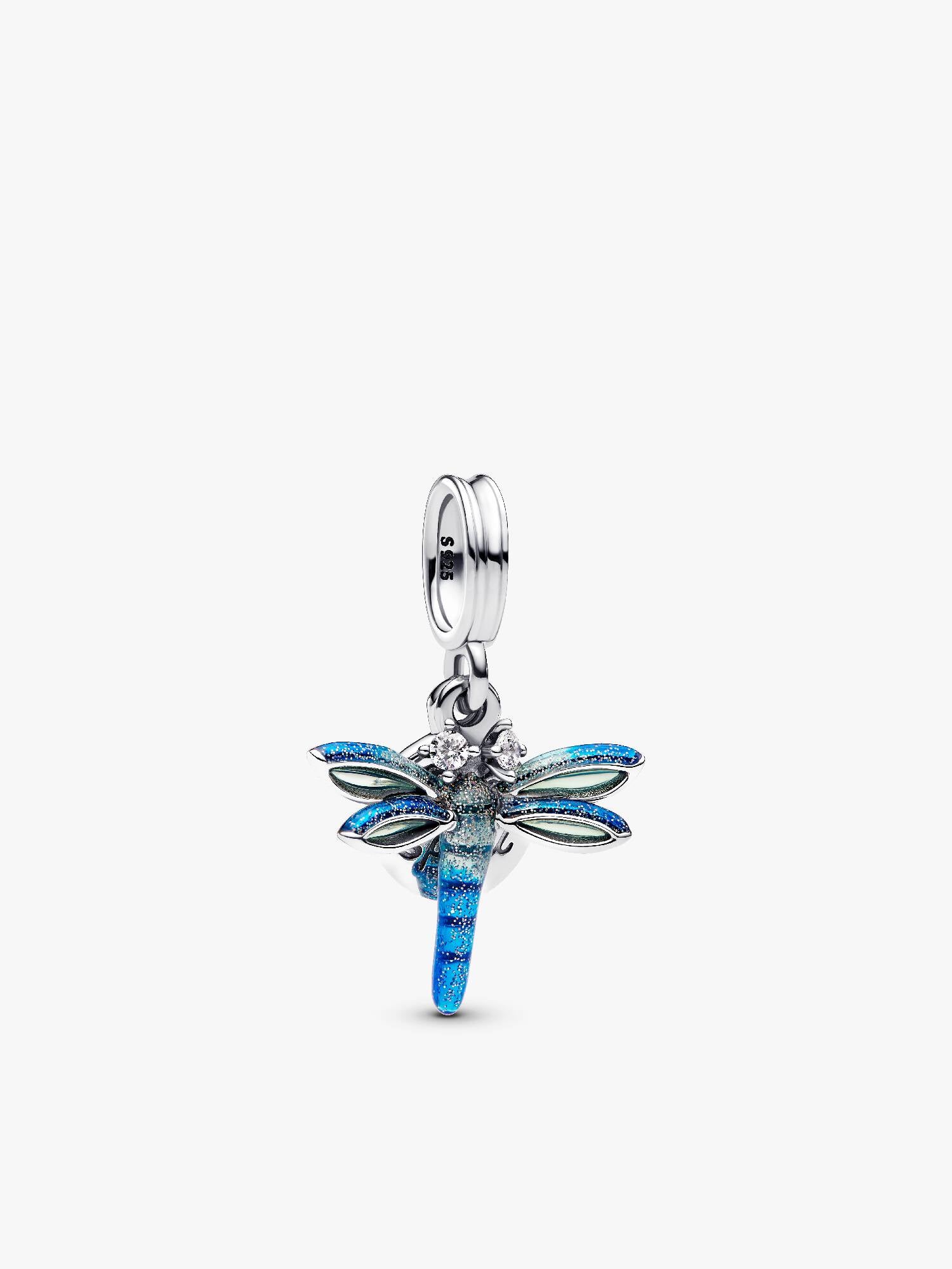 Podwójny charms-zawieszka Ważka