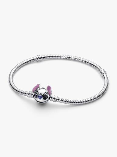Disney Bransoletka o splocie wężykowym Stitch