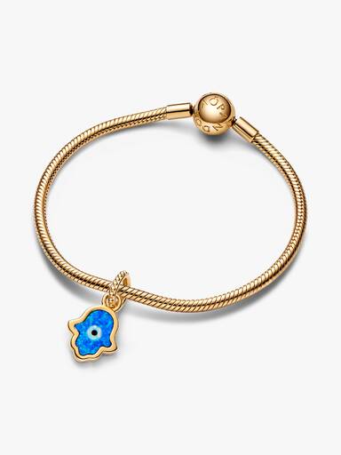 Charms-zawieszka Opalizująca ręka Fatimy