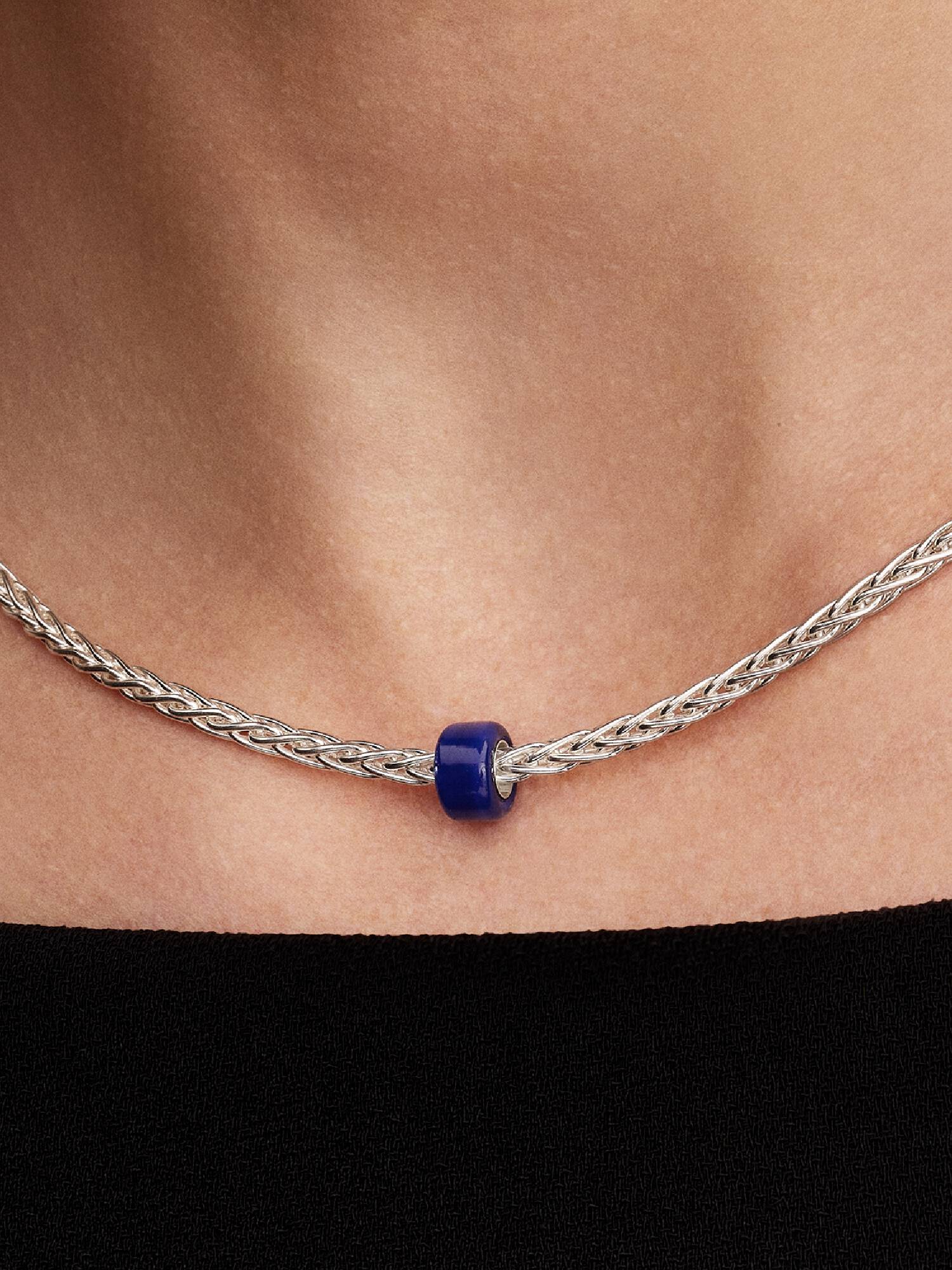 Mały charms Niebieskie szkło Murano