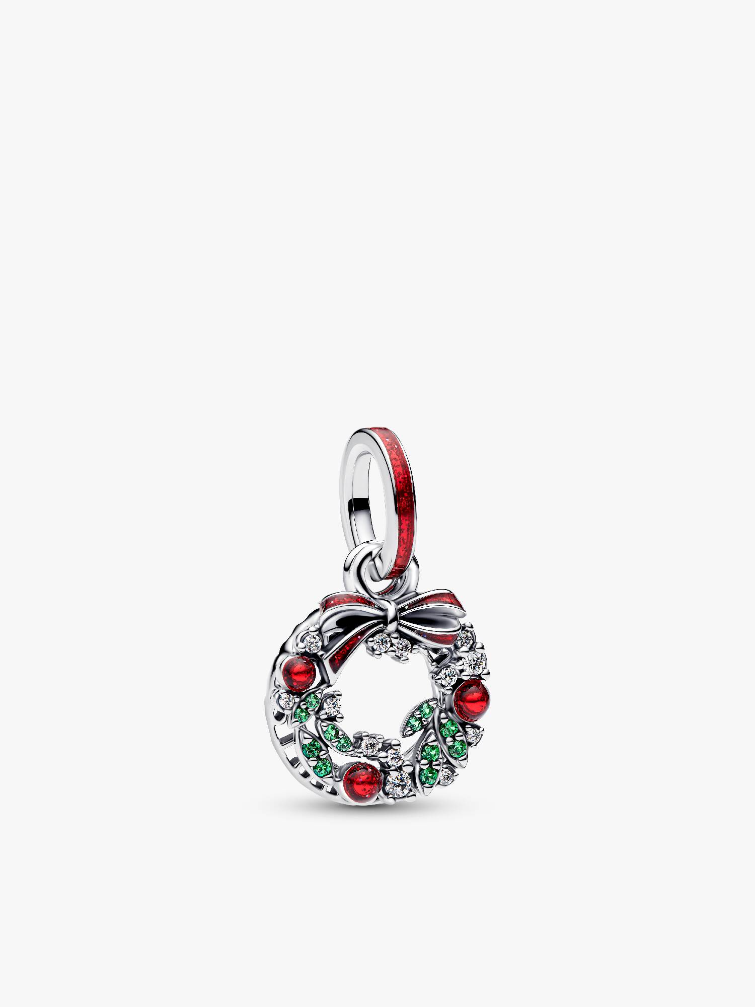 Podwójny charms-zawieszka Świąteczny wianek