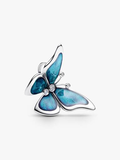 Duży charms Motyl