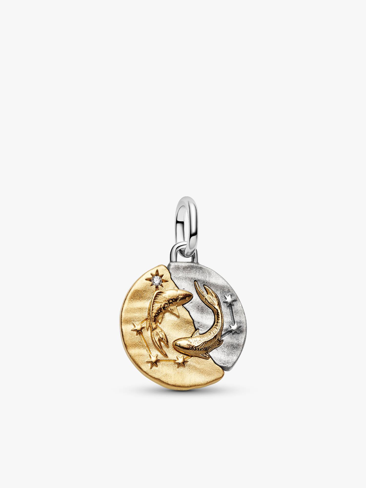 Charms-medalion ze znakiem zodiaku Ryby