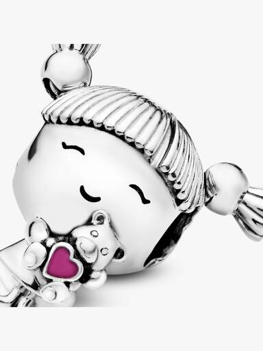 Charms Dziewczynka z warkoczykami