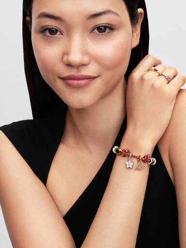 Charms-zawieszka Disney Mulan Wachlarz