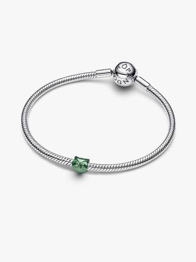 Mały charms Zielona sowa