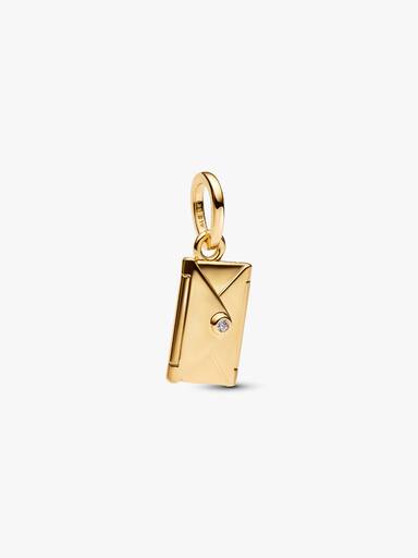 Charms-zawieszka List i koperta z miejscem na grawer