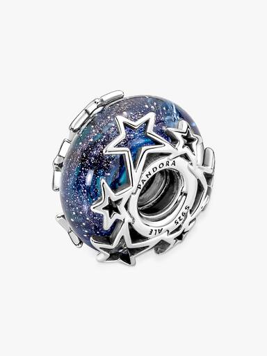 Charms Murano Błękitna galaktyka i gwiazda
