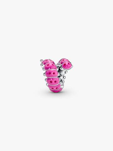 Charms z uroczą zwiniętą gąsienicą