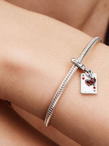 Podwójny charms-zawieszka Królowa Kier Złoczyńcy Disneya