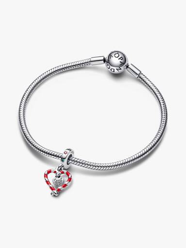 Charms-zawieszka Serce z lasek cukrowych