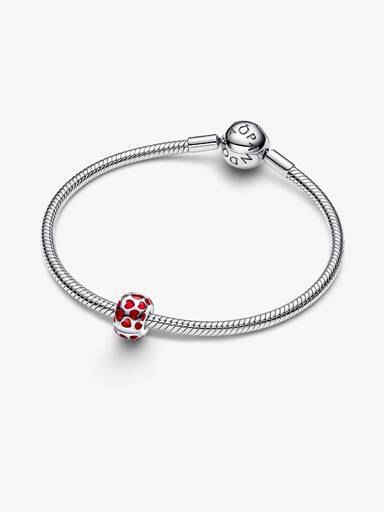 Charms-klips Czerwone serca