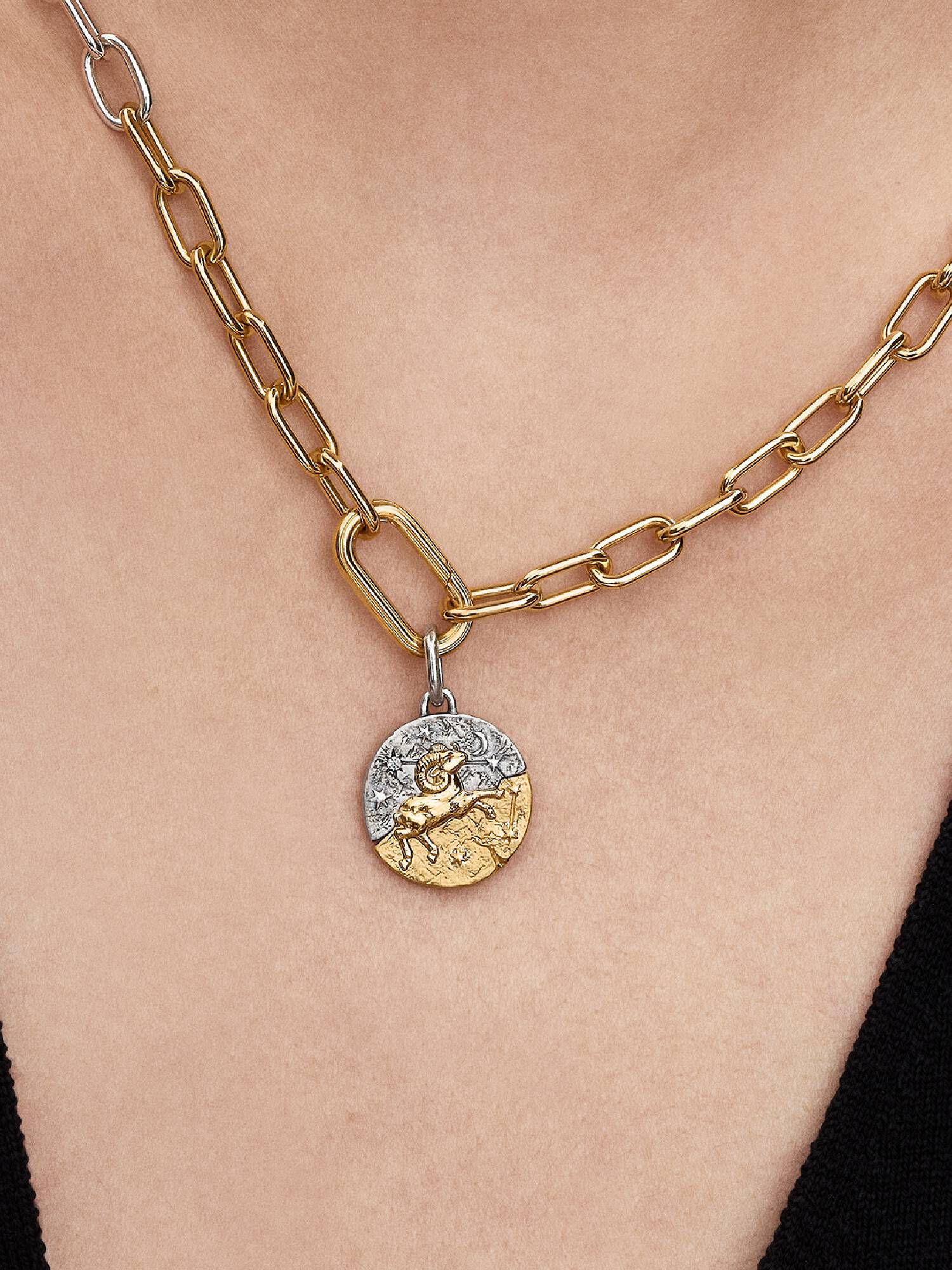 Charms-medalion ze znakiem zodiaku Baran