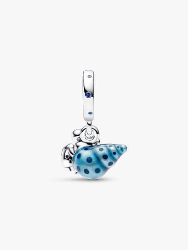 Charms-zawieszka świecący w ciemności Krab Pustelnik