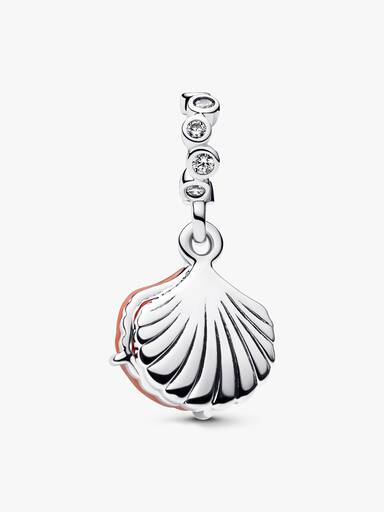 Podwójny charms-zawieszka Koralowa muszla