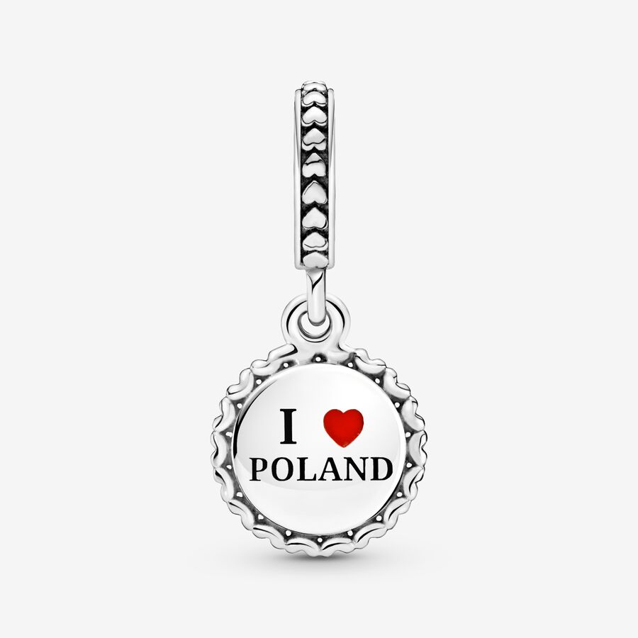 Zawieszka I love Poland Pandora PL