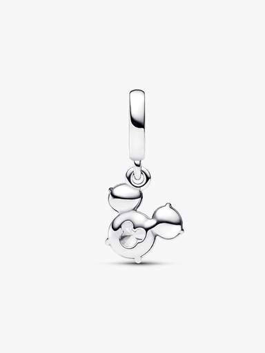 Lśniący charms-zawieszka Disney w kształcie głowy Myszki Miki