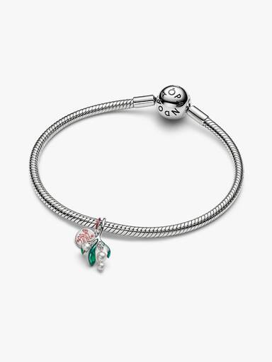 Charms-zawieszka Jemioła, Platerowane platyną
