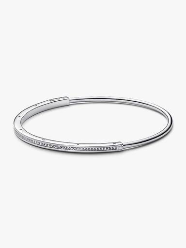 Bransoletka typu bangle pavé Pandora Signature I-D
