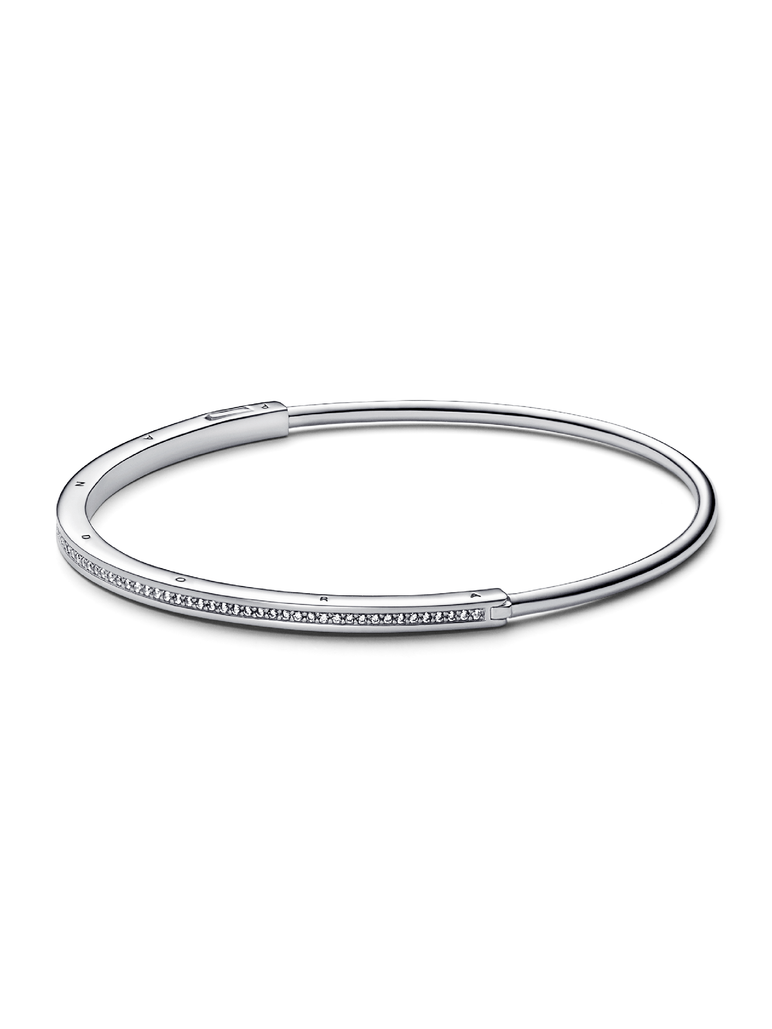 Bransoletka typu bangle pavé Pandora Signature I-D