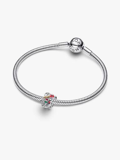 Ażurowy charms Piernikowy ludzik