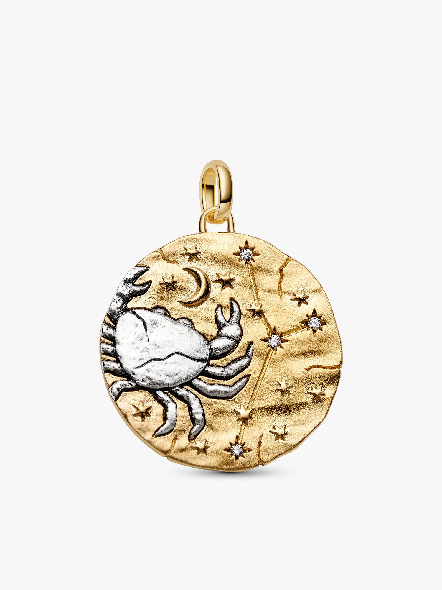 Duży medalion ze znakiem zodiaku Rak