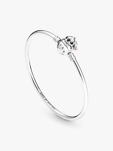 Bransoletka typu bangle Pandora Moments z Gryzącym Stichem od Disneya