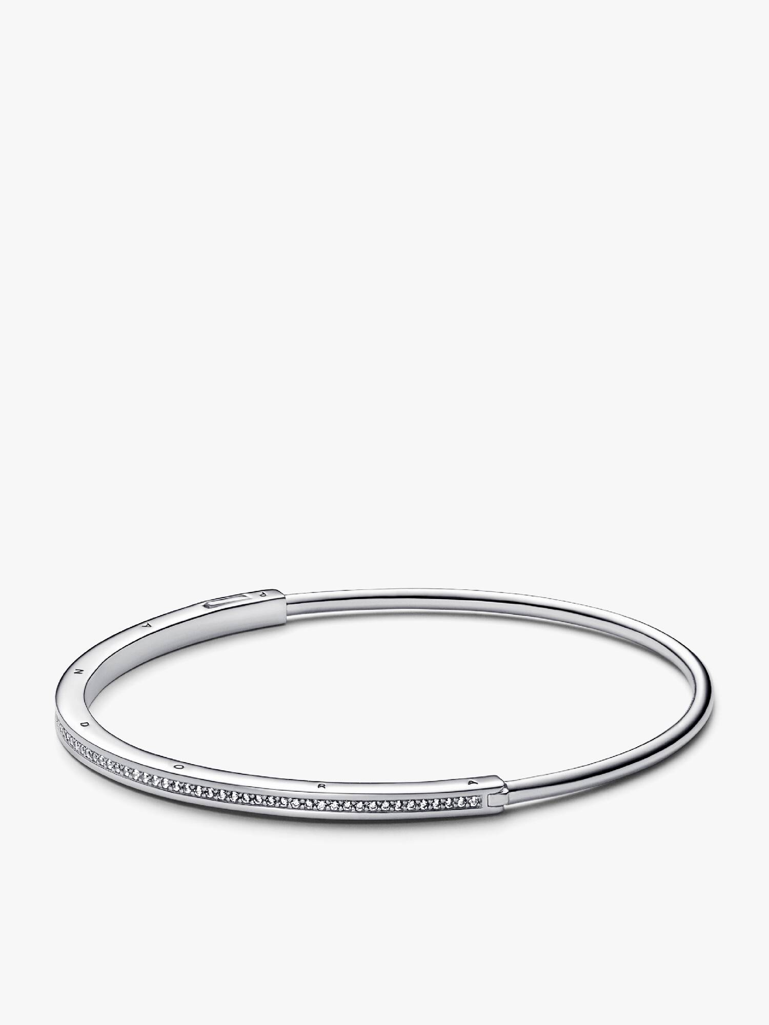 Bransoletka typu bangle pavé Pandora Signature I-D