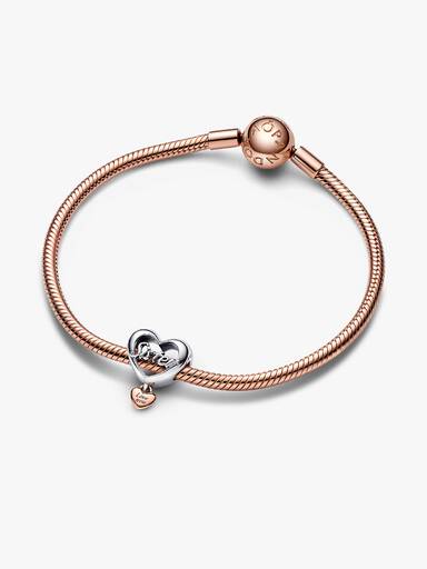 Charms Serce „Kocham Cię Siostro”